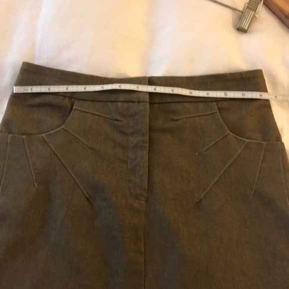 Necessary Objects Green Aline Skirt - Picture 5 of 7